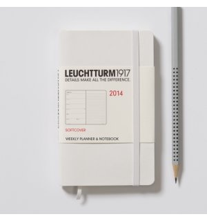 Leuchtturm1917 Еженедельник-блокнот на 2014 год, неделя на странице Soft Cover (Распродажа) Pocket