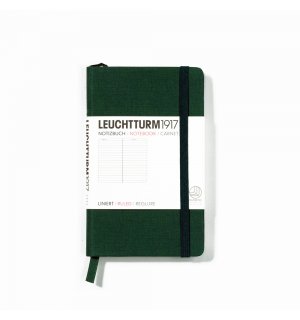 Leuchtturm1917 Pocket Linen Notebook Green