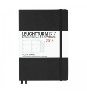 Leuchtturm1917 Еженедельник на 2016 год, неделя на развороте Medium