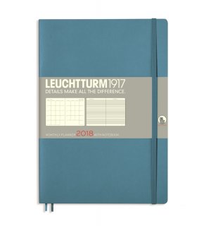 Leuchtturm1917 Ежемесячник-блокнот на 2018 год (на 16 месяцев) Soft Cover Composition B5 Medium