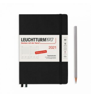 Leuchtturm1917 Ежедневник на 2021 год, день на странице Medium