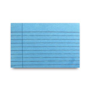 INDINOTES Цветные индексные карточки с полем Colored Index Cards A7