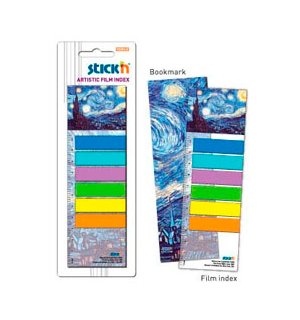 Набор самоклеющихся закладок из пластика «Звездная ночь»