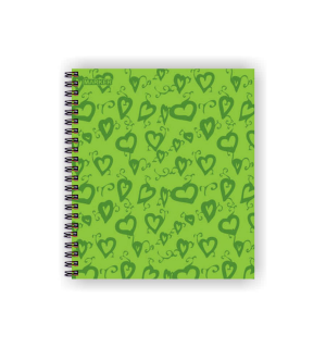 Marker Hearts Green