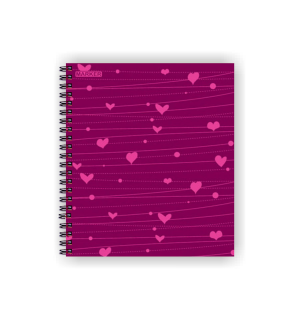 Marker Hearts Violet
