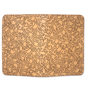 Кожаная обложка для молескина Artskin Studio Keith Haring — Dancers 