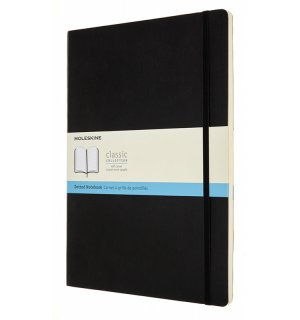 Записная книжка Moleskine Classic Soft (в точку), A4, черный