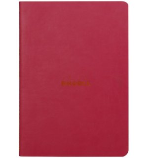 Rhodia Rhodiarama тетрадь на сшивке, малиновый (в точку)  A5