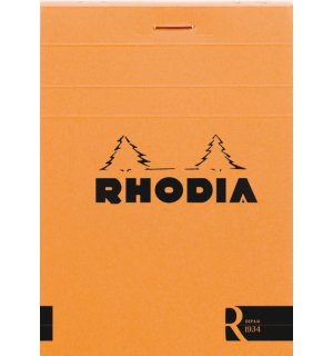 Rhodia Блокнот Basics R №12 оранжевый (нелинованный) A6