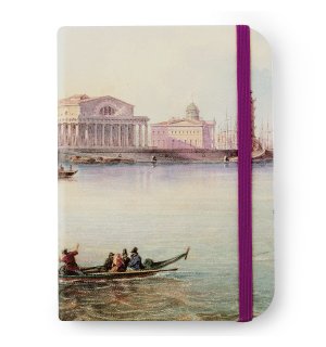 Флорентийская записная книжка Людвиг Франц Карл Бонштедт «Вид на стрелку Васильевского острова», Эрмитаж B7