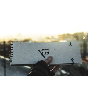 The Mun Inkbook Long Sketchbook A4-