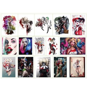 Харли Квинн (Harley Quinn). Лист виниловых наклеек А4