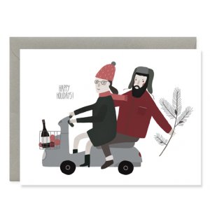 Открытка "Holiday Ride" C6