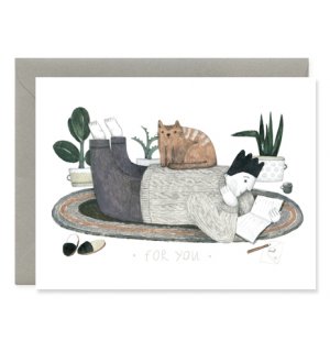  Открытка "Friends - cat" C6