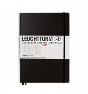 Leuchtturm1917 Еженедельник на 2017 год, неделя на развороте (вертикальный) (Распродажа) Medium