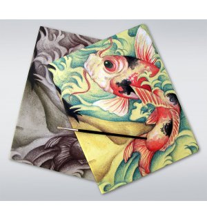 Набор записных книжек в клетку Moleskine Cover Art (Carp Fish)