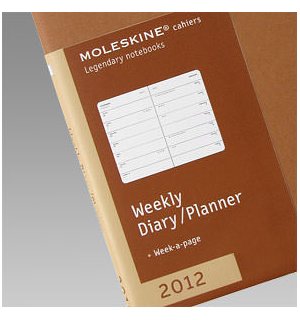 Еженедельник Moleskine Cahier (2012), коричневый