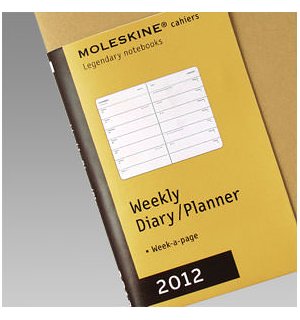 Еженедельник Moleskine Cahier (2012), горчичный