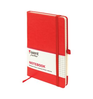 Axent Записная книжка Partner Lux, А5-, 96 листов, в клетку, красная