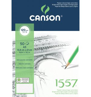 Canson 1557 — склейка для графики и каллиграфии A5