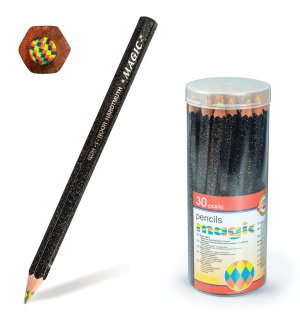 KOH-I-NOOR Magic «Neon» Карандаш с многоцветным грифелем, 5,6 мм, заточенный