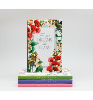 Nota Bene Книга для записей "Turn your dreams into plans" Red А5