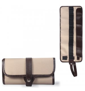 АЛЕКС Пенал для художника на кнопках, размер 200х100 мм, ткань, бежевый