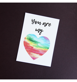 All Write Открытка почтовая You are my love, A6