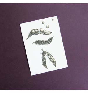 All Write Открытка почтовая Горох, A6