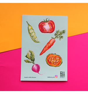 All Write Стикеры Овощи на виниловой плёнке, A5