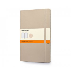 Записная книжка Moleskine Classic Soft (в линейку), Large, бежевый