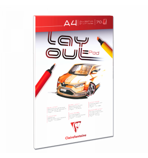 Clairefontaine Layout Pad - склейка для маркеров A4