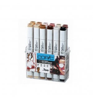 Copic Classic Набор маркеров 12 Skin Tone Colours (x12)