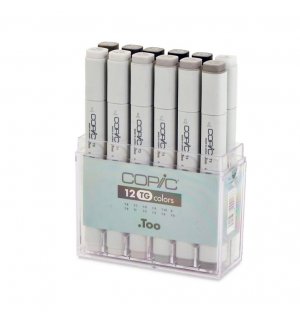 Copic Classic Набор маркеров 12 TG тонировочные серые цвета (x12)