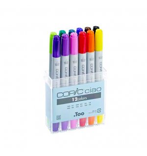 Copic Ciao Набор маркеров 12 цветов (x12)