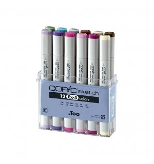 Copic Sketch Набор маркеров EX-5 (x12)