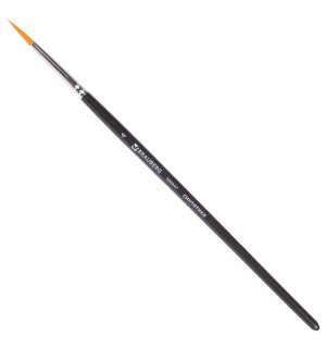 BRAUBERG ART CLASSIC Кисть художественная профессиональная синтетика жесткая, круглая, короткая ручка № 4