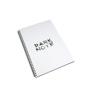 Dark Note White Скетчбук портретный (с черными листами) A4