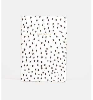 Red Wooden Flag Dots A6