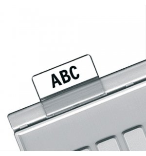 HAN Картотечные индексные окна, комплект 10 шт., для разделителей А4, А5, А6, прозрачные