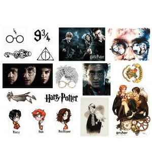 Гарри Поттер (Harry Potter). Лист виниловых наклеек А4