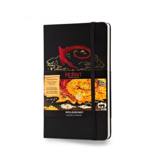 Записная книжка Moleskine Hobbit-2 (нелинованная), Large, чёрная