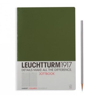 Leuchtturm1917 Medium Jottbook Army (хаки)