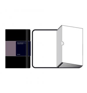 Записная книжка Moleskine Folio (с кармашками), A3, черная
