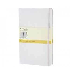 Записная книжка Moleskine Classic (в клетку), Large, белая