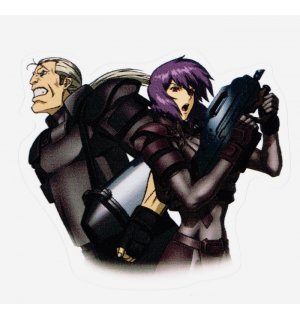 Ghost in the Shell №19. Одиночная наклейка А6