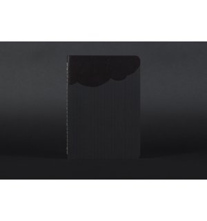 Sketchbook Me «Дождь» в точку с черной вставкой A5