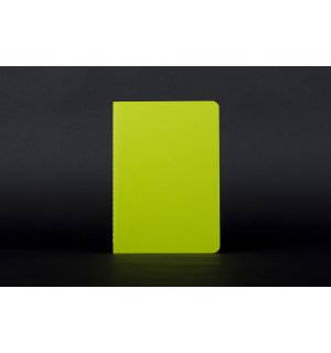 Sketchbook Me Лайм нелинованный с оранжевой вставкой A5