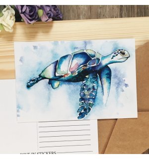 DIS Открытка "Черепаха" C6