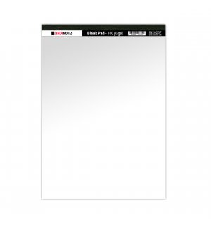 INDINOTES Blank Pad - нелинованный блокнот для каллиграфии и перьевых ручек А4
